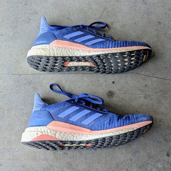 Adidas Women's Solar Glide ST Running Shoes in Mystery Ink Blue size 10 - Picture 9 of 11